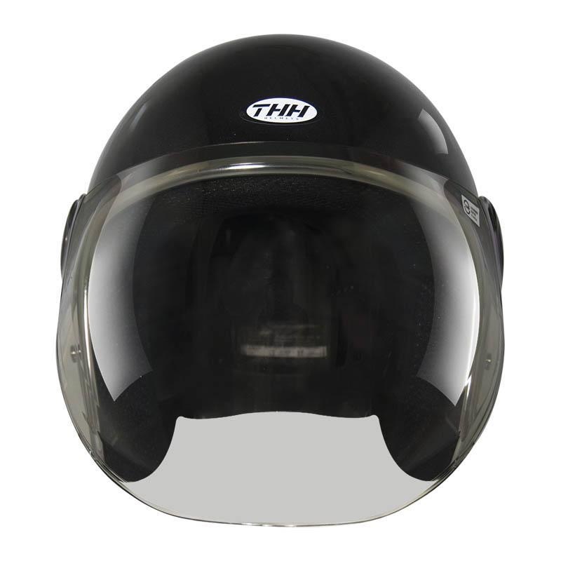 THH T311N 素色 曜石黑 3/4罩