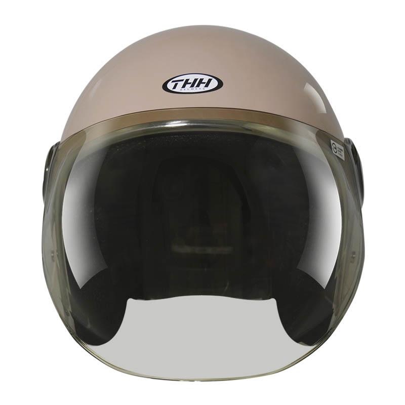 THH T311N 素色 焦糖拿鐵 3/4罩