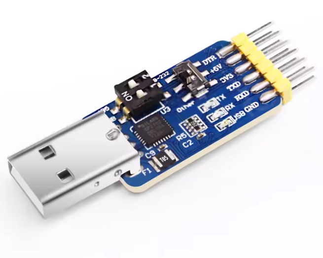 六合一多功能USB轉UART串口模組 (CP2102usb TTL485 232互轉)