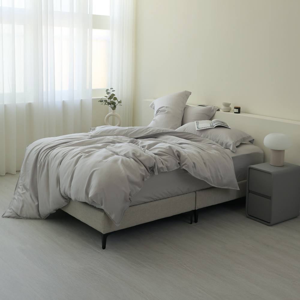 60支天絲｜100%萊賽爾｜冰霜銀｜單品&床包被套組