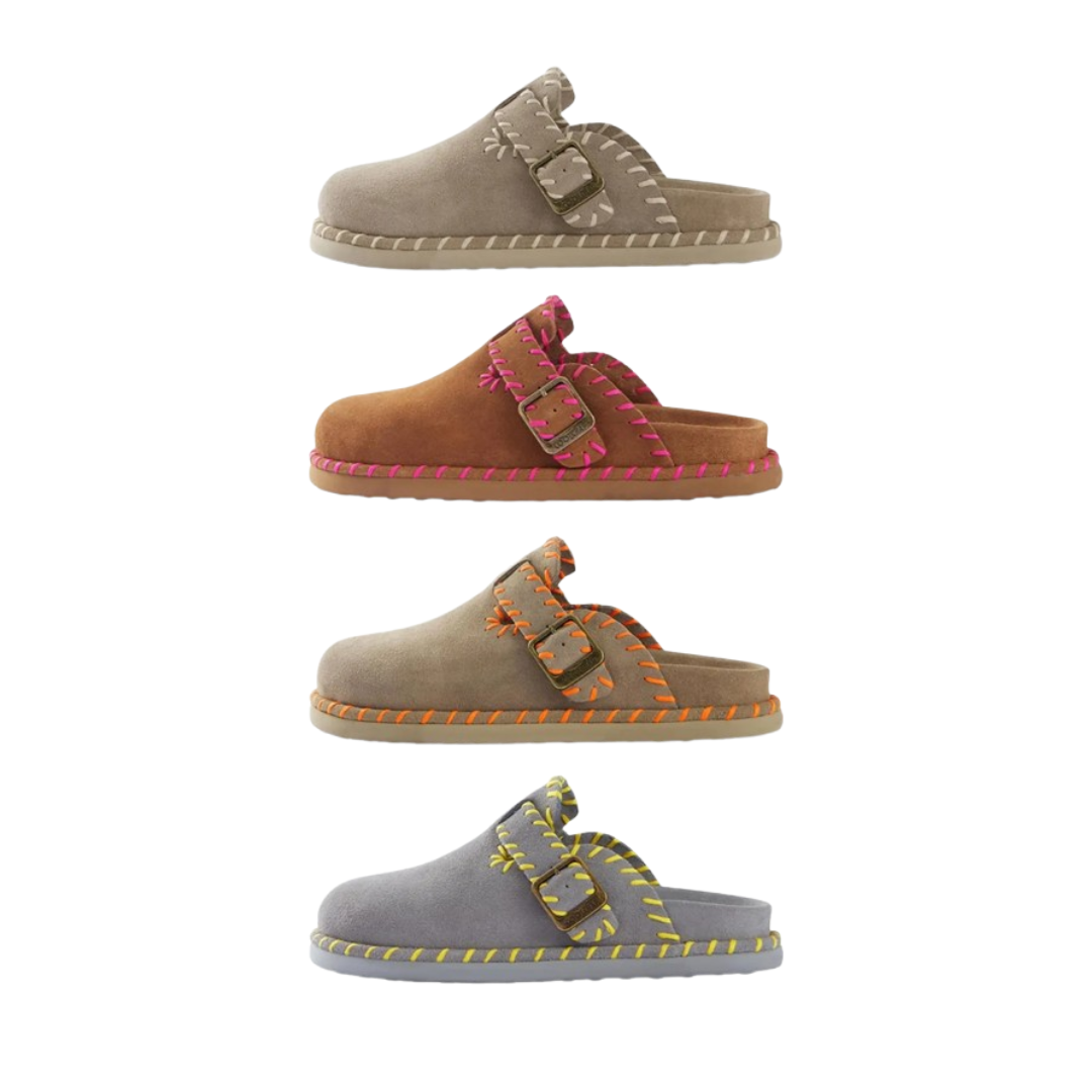 『代購商品』COOL CHAP 進口牛反絨 勃肯鞋 包頭拖鞋 男女鞋