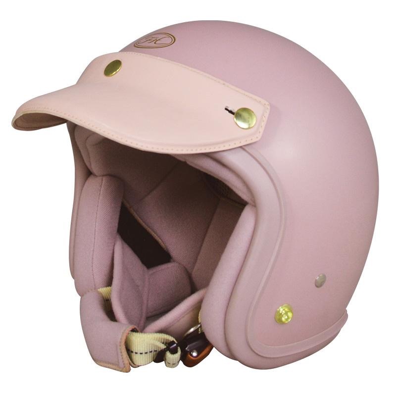 THH FH357 素色 啞光煙燻玫瑰粉 3/4罩式