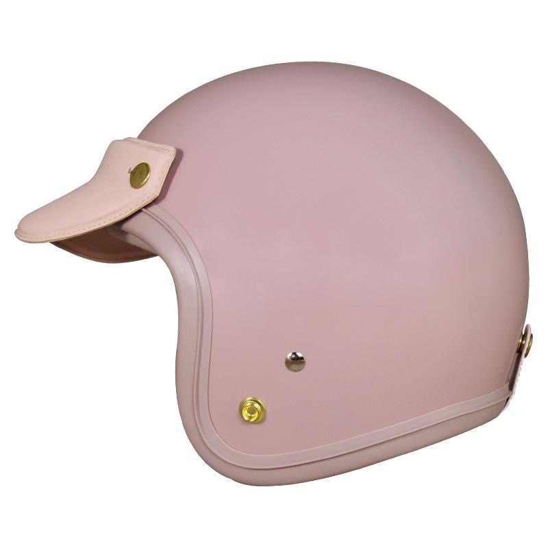 THH FH357 素色 啞光煙燻玫瑰粉 3/4罩式