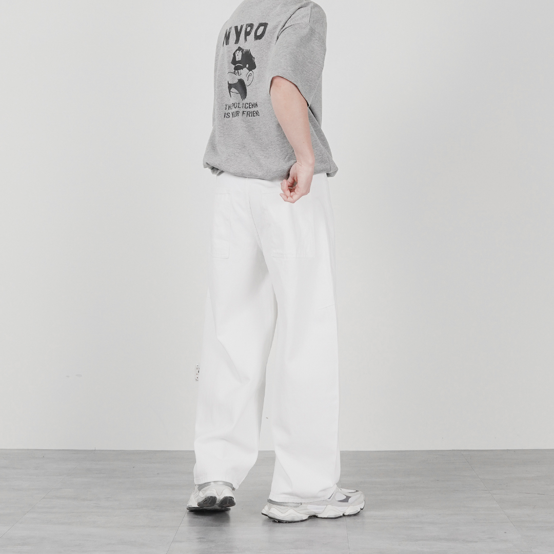 Baggy Jeans 錐形闊腿寬褲 水洗牛仔褲 LJ-2020 NB