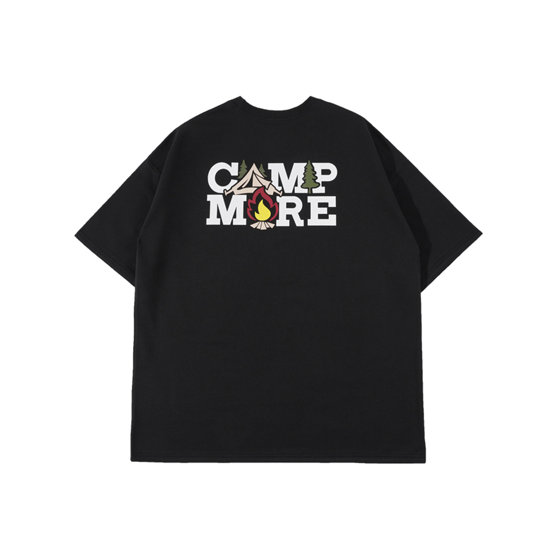 t-shirt LESS CAMP 山系營火