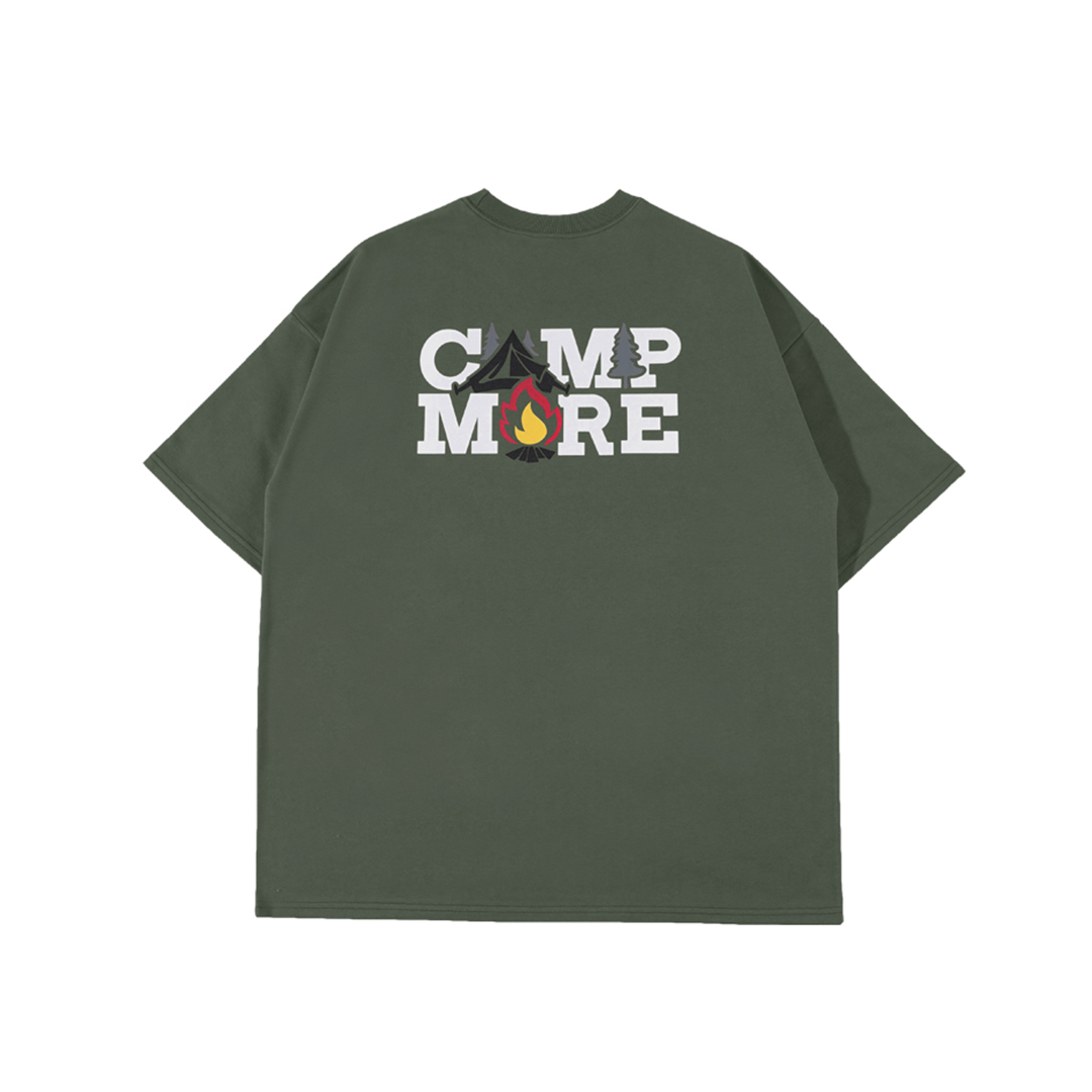 t-shirt LESS CAMP 山系營火