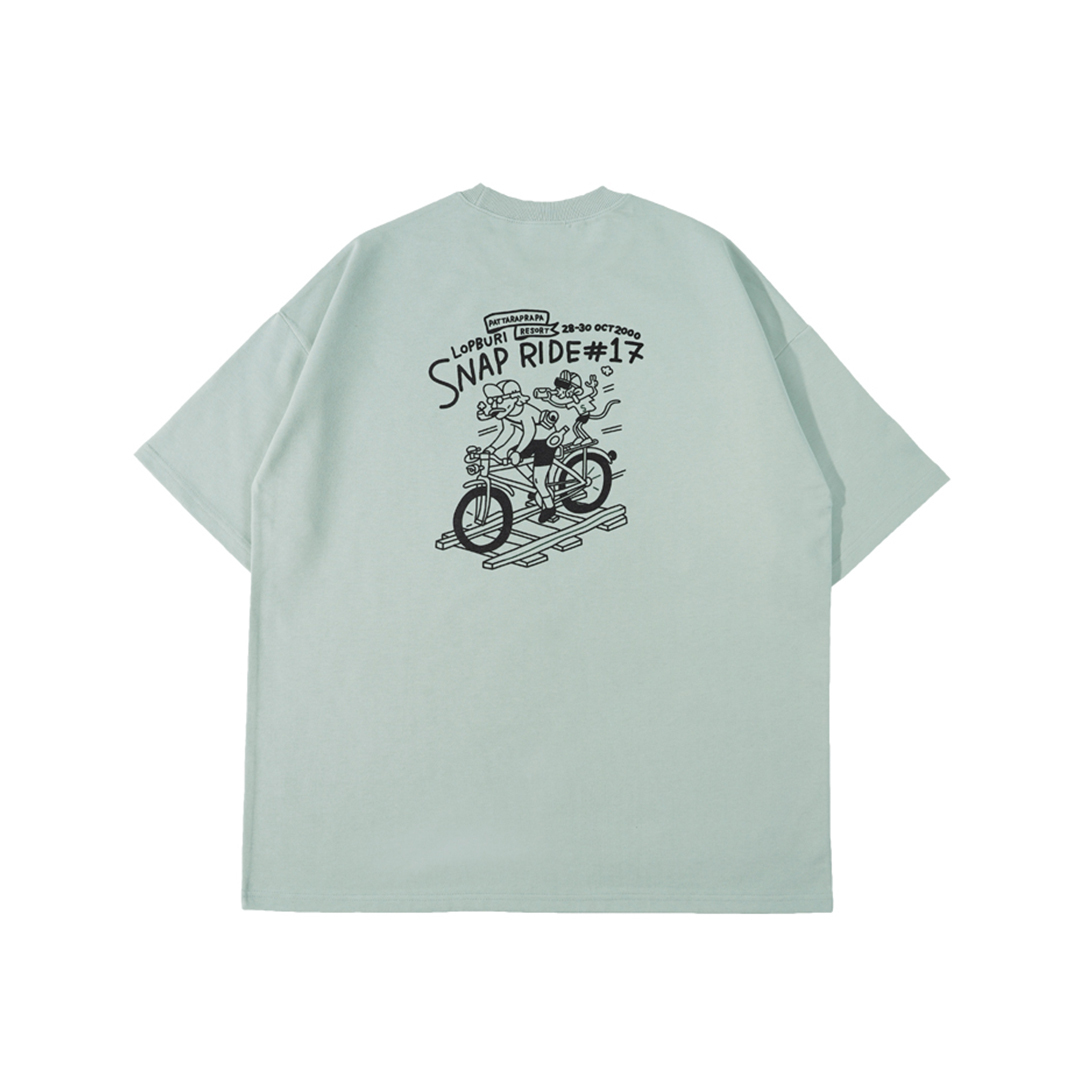 t-shirt 鐵腿老爹 插畫短T