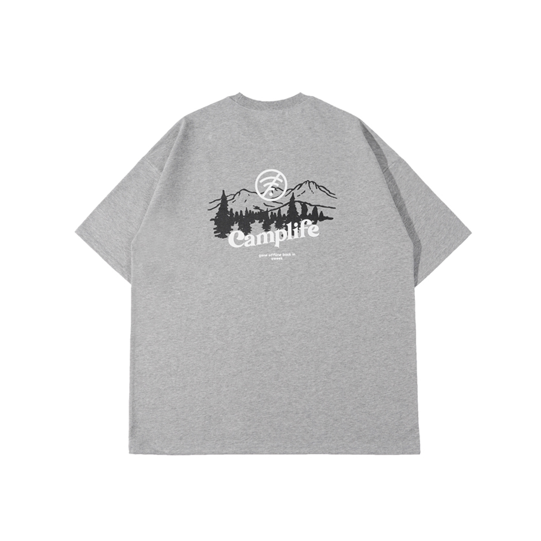 t-shirt CAMPLIFE 露營生活短T