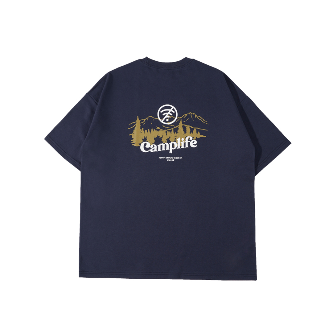 t-shirt CAMPLIFE 露營生活短T