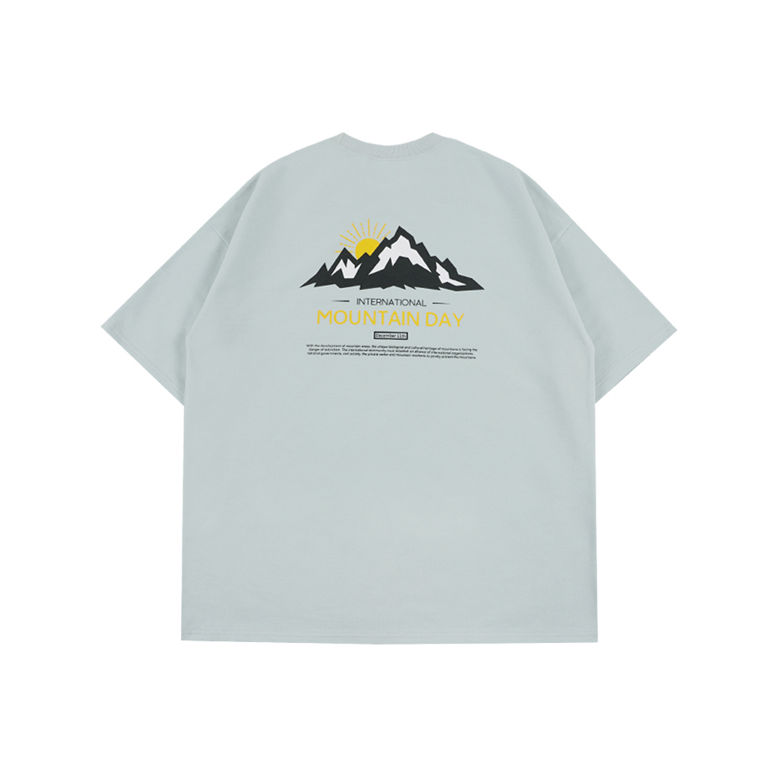 t-shirt MOUNTAIN DAY 山脈短T