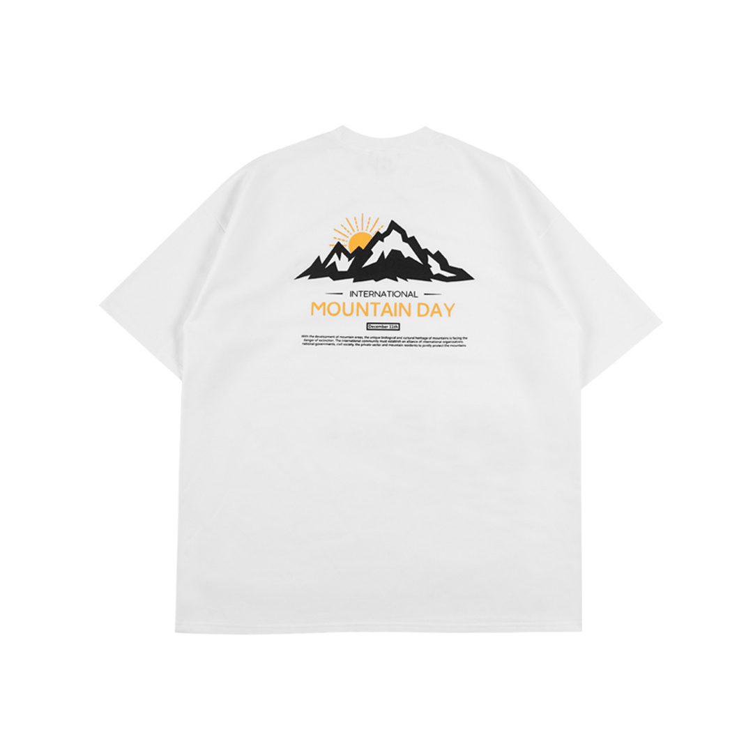 t-shirt MOUNTAIN DAY 山脈短T