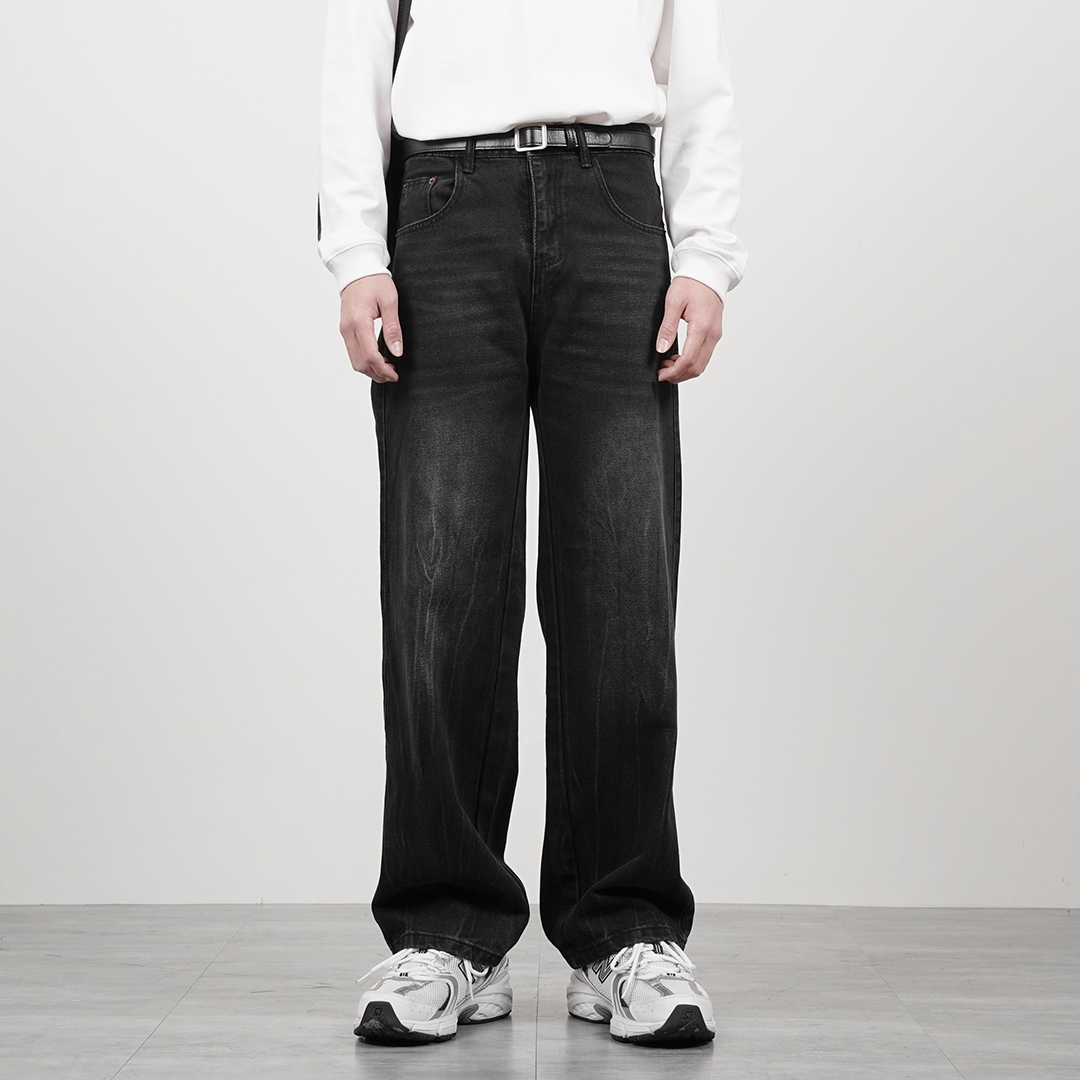 Jeans 水洗紋路 直筒水洗牛仔褲 LJ-908 LJNB