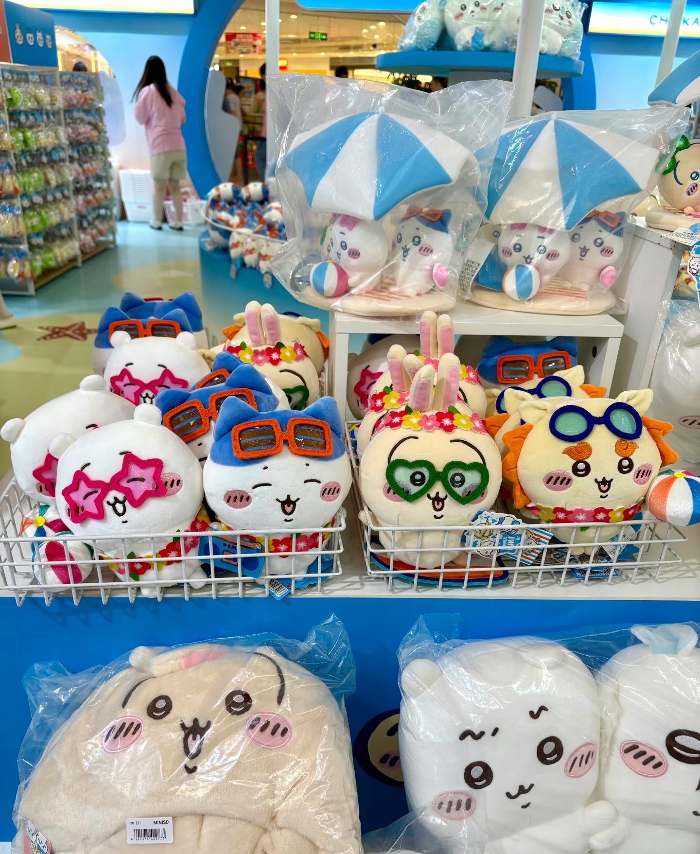 KTQ STORE ‧ Miniso X chiikawa 吉伊卡哇 酷暑夏日主題 花環公仔