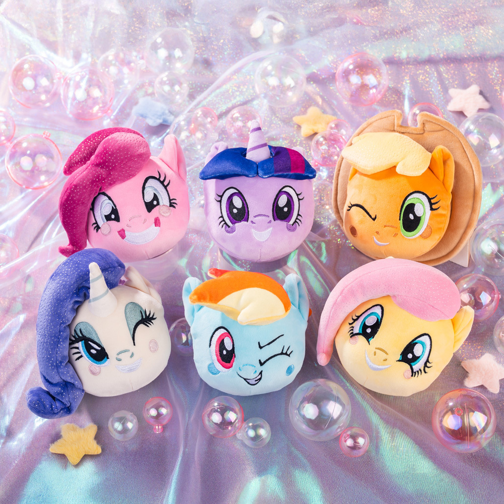 彩虹小馬-捏捏團子絨毛玩偶