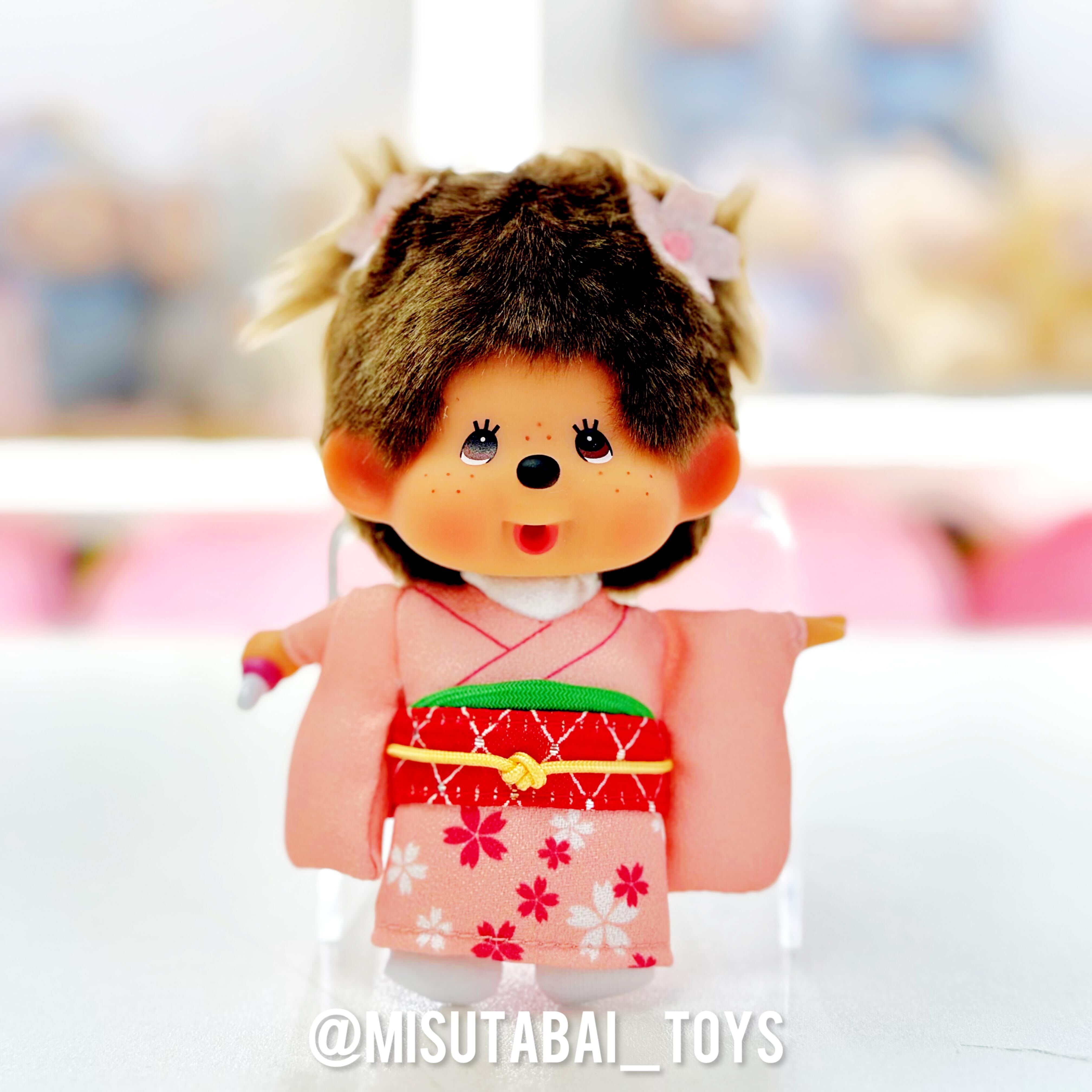 Monchhichi Sakura Kimono Monchhichi Keychain