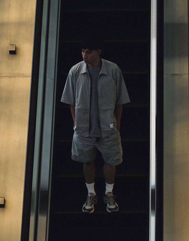 idealism 彈性 尼龍 口袋 短褲 深灰/灰 25 S/S N. Tech Shorts