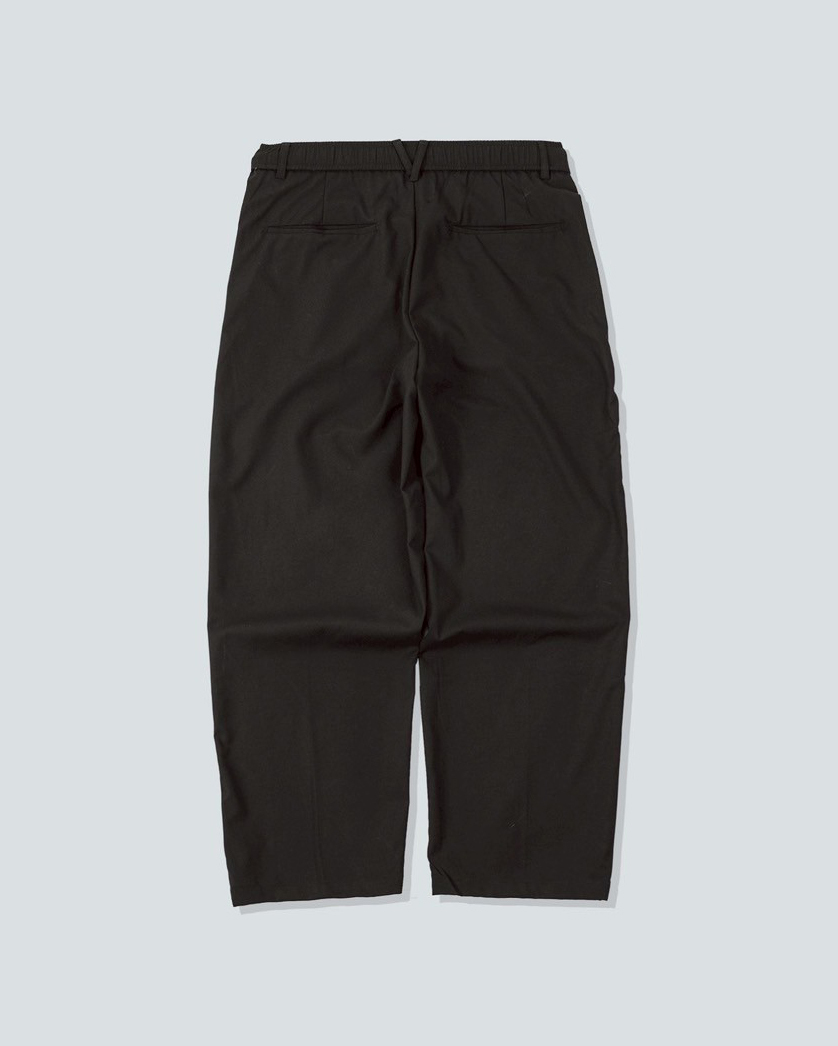 #6450 寬鬆 打折 西裝長褲 黑背面平拍