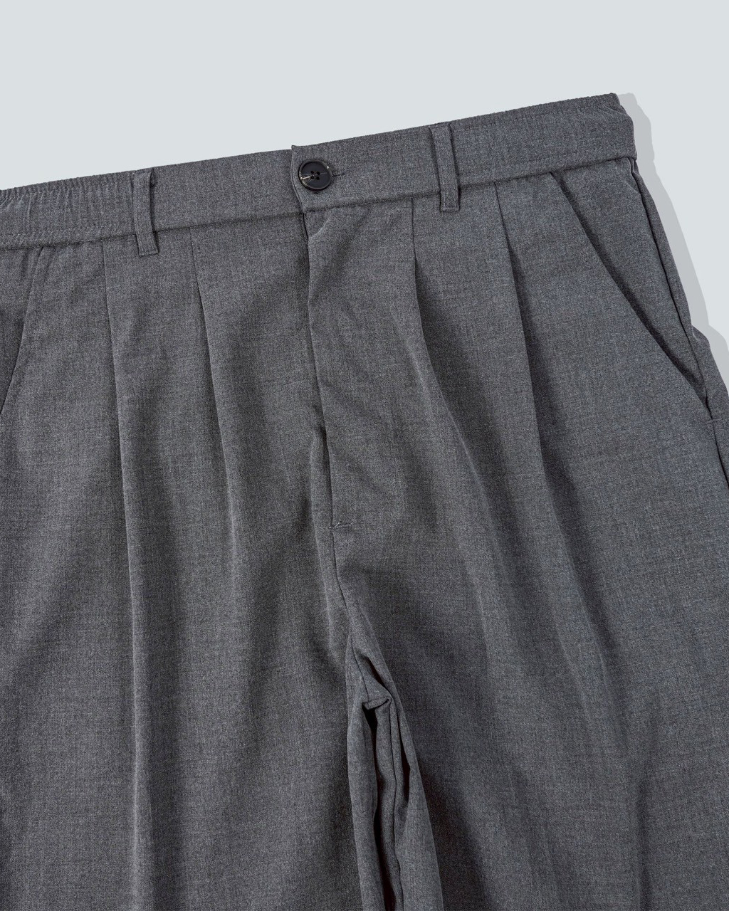 #6450 寬鬆 打折 西裝長褲 灰正面近照