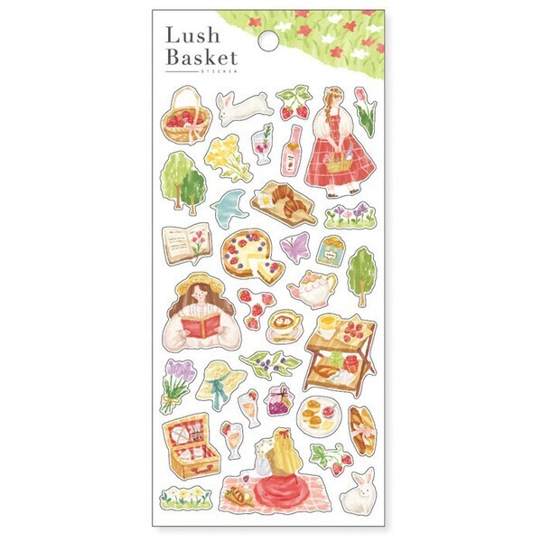 MIND WAVE 貼紙: Lush Basket 82300 Red