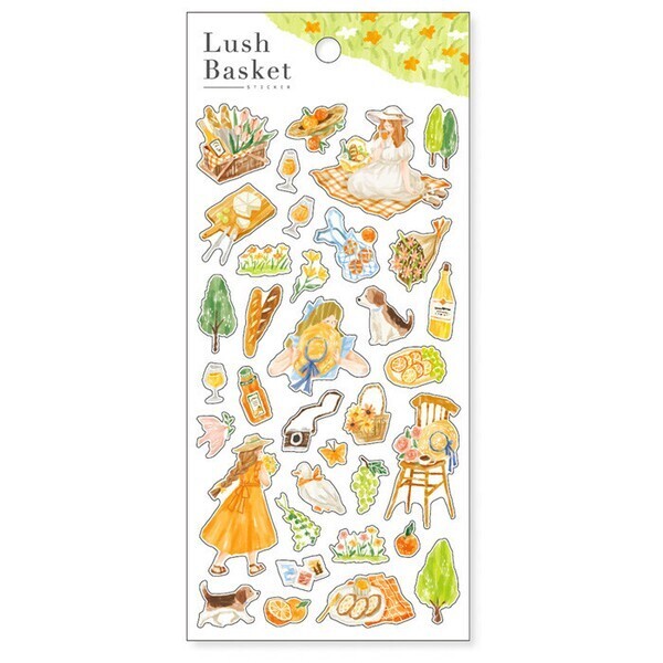 MIND WAVE 貼紙: Lush Basket 82296 Orange