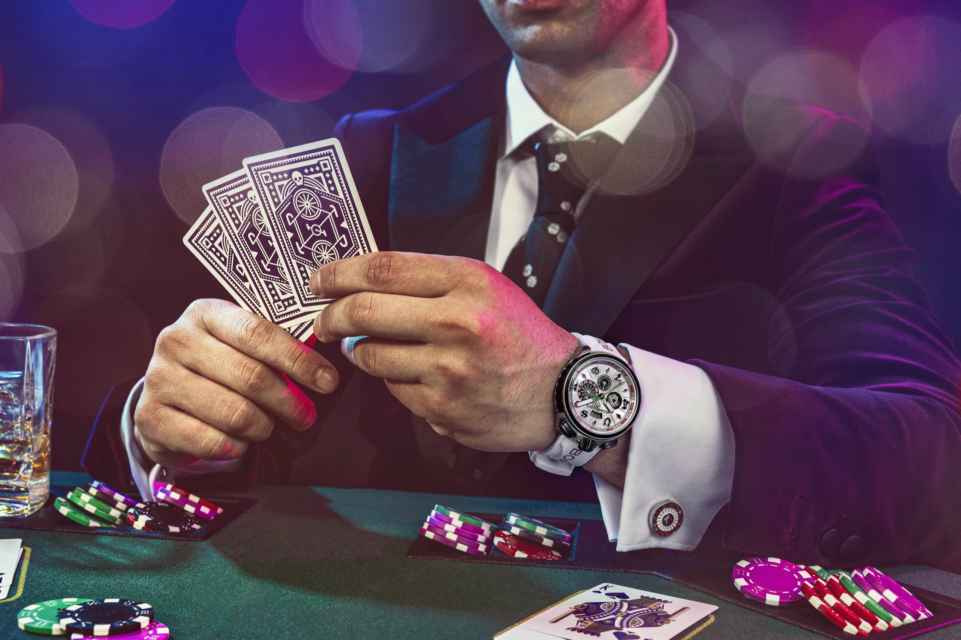 Bomberg,炸彈錶,瑞士製造,一錶二用,石英錶,計時碼錶,Bolt-68,Heritage,Casino White,BS45CHSS.075-3.12,冰晶賭場計時碼錶