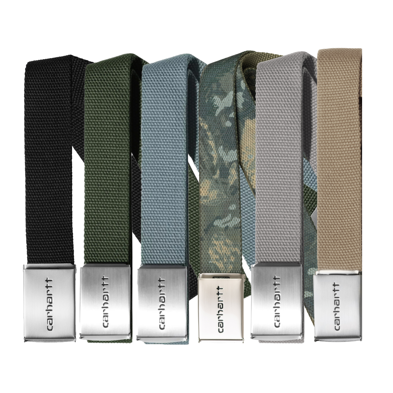 【車庫服飾】CARHARTT WIP Clip Belt Chrome