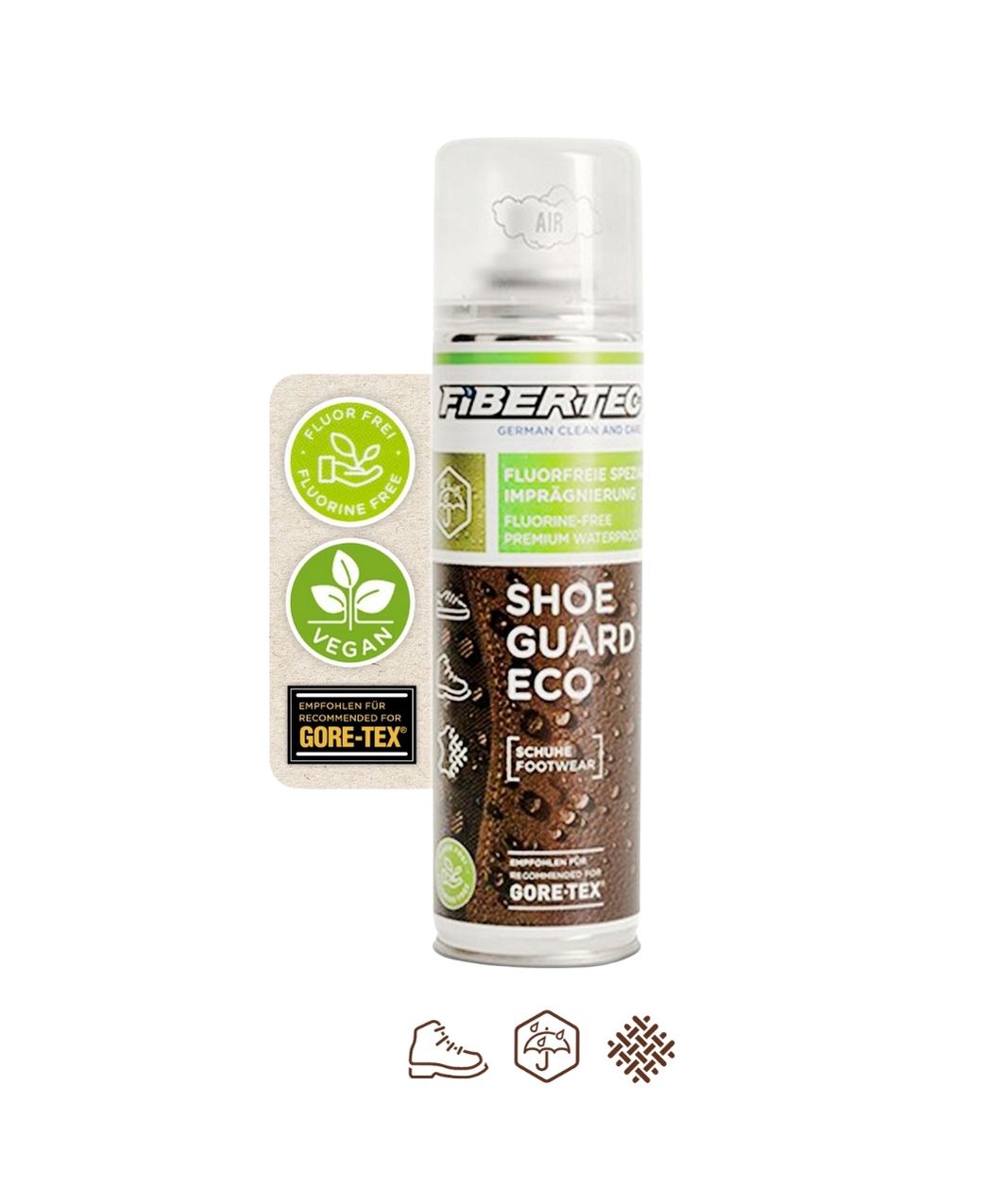 Fibertec / Shoe Guard Eco 200ml / GORE-TEX®  / 防水、防汙噴劑 (55466SGE200)