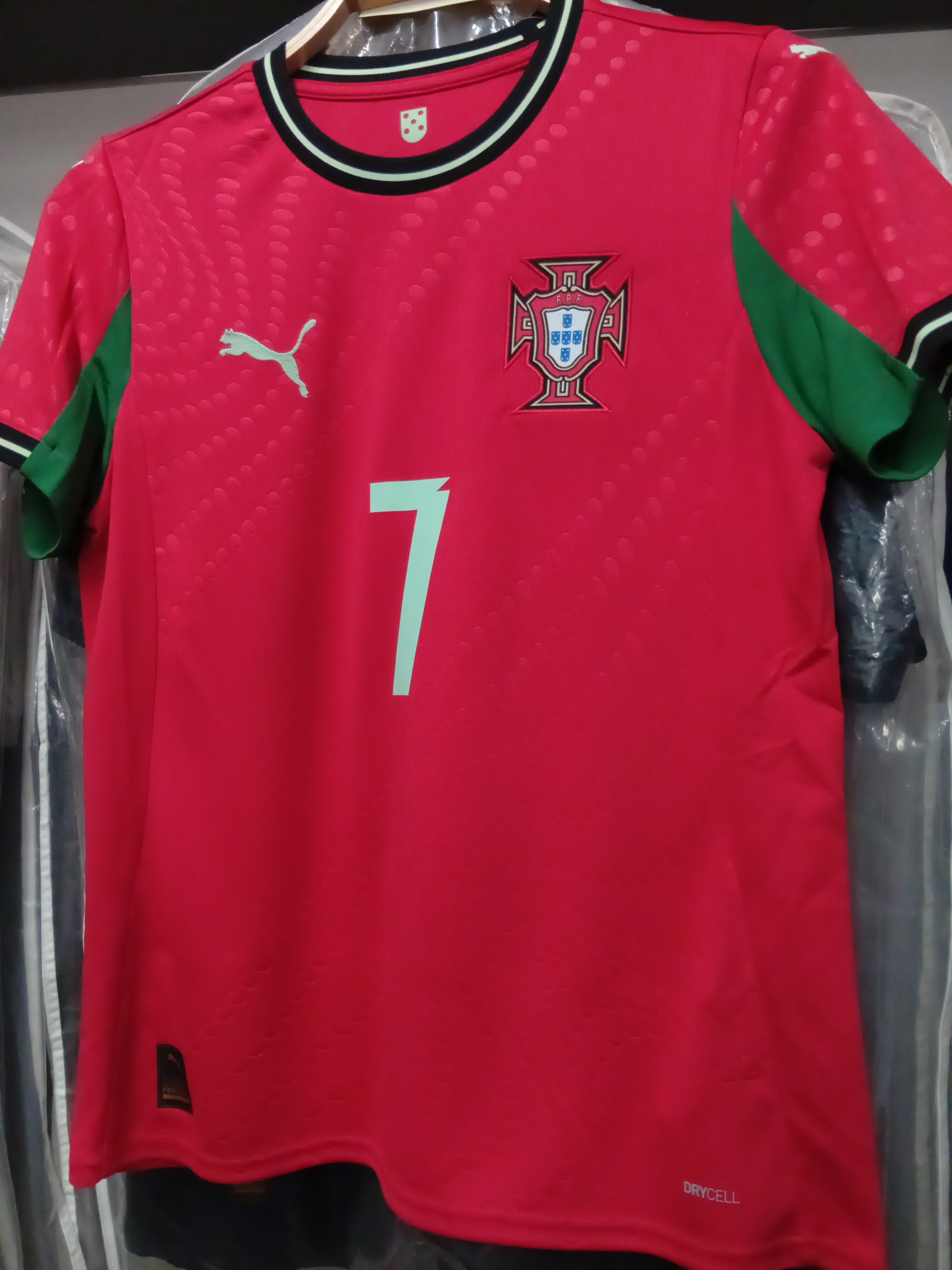 2025葡萄牙女子國家隊C朗拿度主場女裝球衣