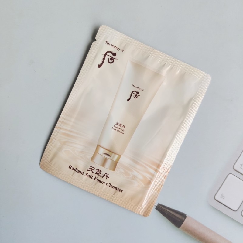 【直播】AKR081208 The Whoo 后 天氣丹華炫柔膚潔面霜 (2ml*120片)