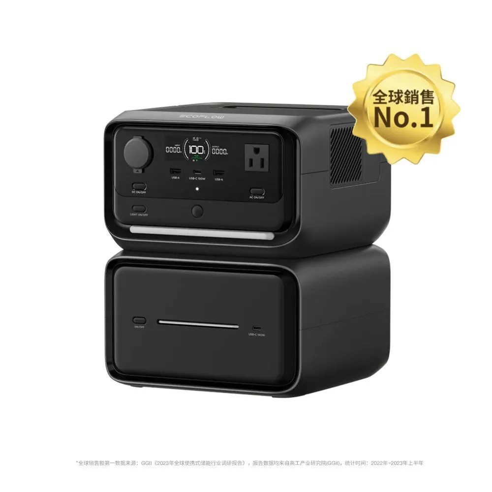 EcoFlow RIVER 3 Max Plus (RIVER 3 Plus 額外電池EB600) 儲能電源 行動電源 電池 移動電源 停電應急 露營 campingBar