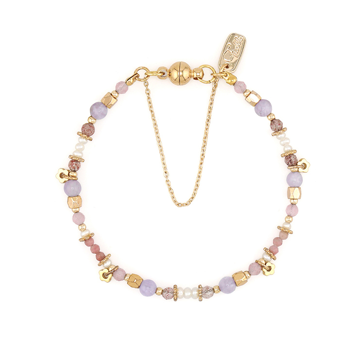 《彰化意象》 田尾公路 • 花開如夢 – 草莓紫水晶 – 手鍊