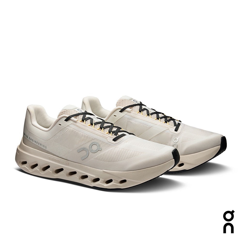 【On】男 路跑鞋 Cloudsurfer Next 象牙白/銀灰 / ON3ME30022906