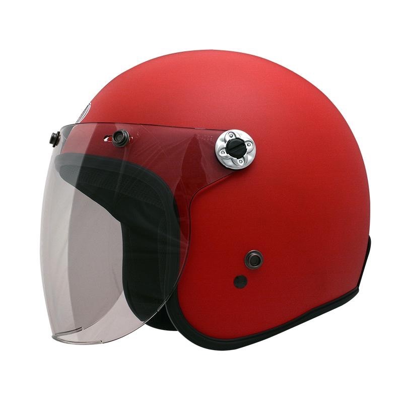 THH FH-359 素色 平光紅 3/4罩式