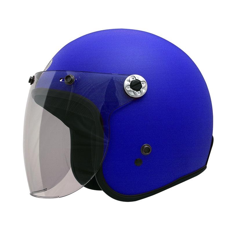 THH FH-359 素色 平光藍 3/4罩式