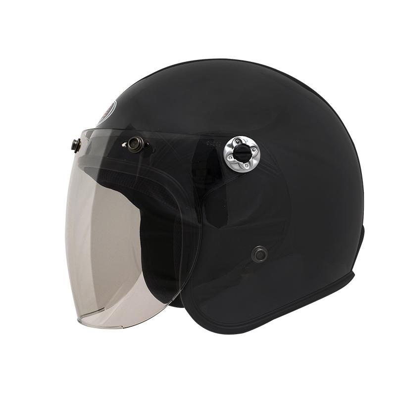 THH FH-359 素色 平光黑 3/4罩式