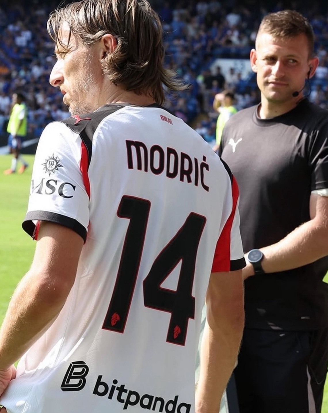 PUMA彪馬 AC米蘭 25/26客場 球迷版 排汗短袖 足球衣 男女同款 白色短袖 傳奇中場莫德里奇同款 LUKA MODRIC ⚽️Aug25