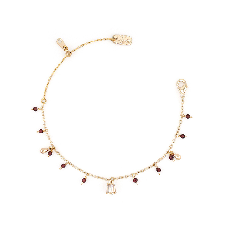 《彰化意象》鹿港老街 • 繁華韻味 – 石榴石 – 手鍊