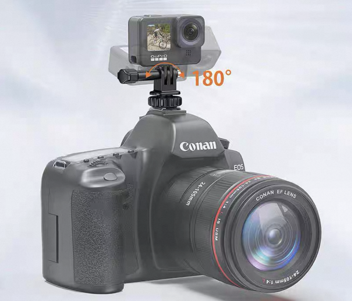 ※gopro 熱靴座 (底部有4/1螺孔)