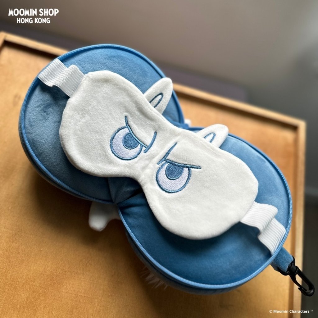 [香港原創 Hong Kong Original] 姆明收納式眼罩護頸枕 230719