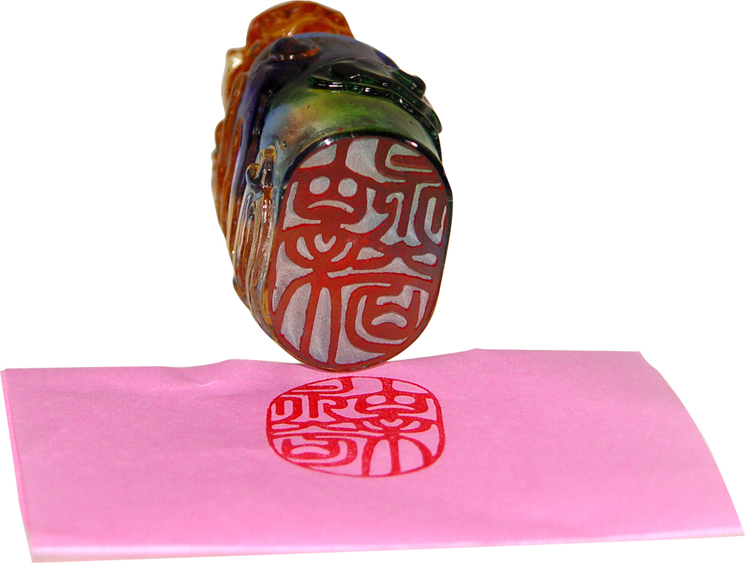 居家開運琉璃祥獅印章｜招財鎮宅文鎮印璽