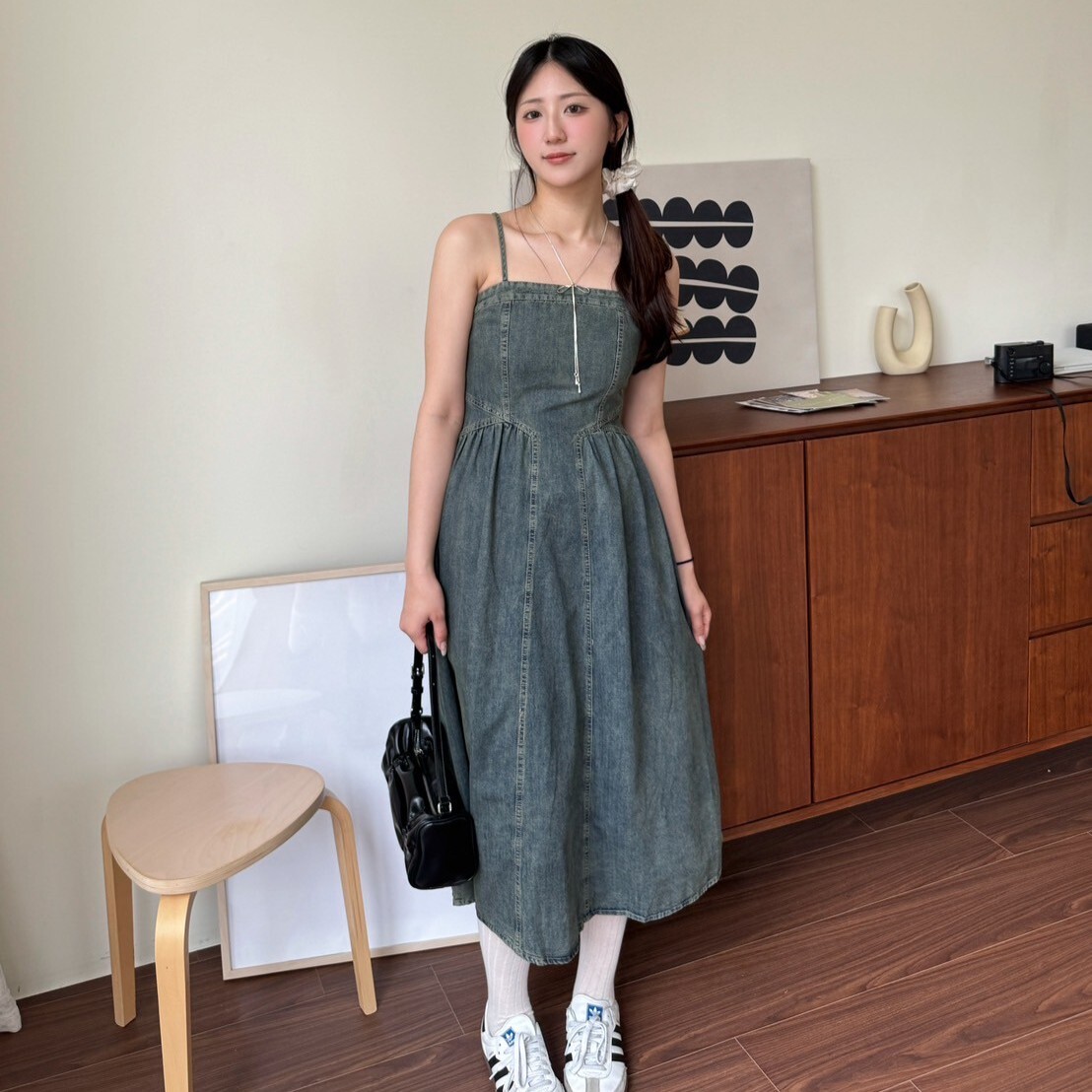 斜陽褪藍🕊️姊妹款牛仔長洋/短洋