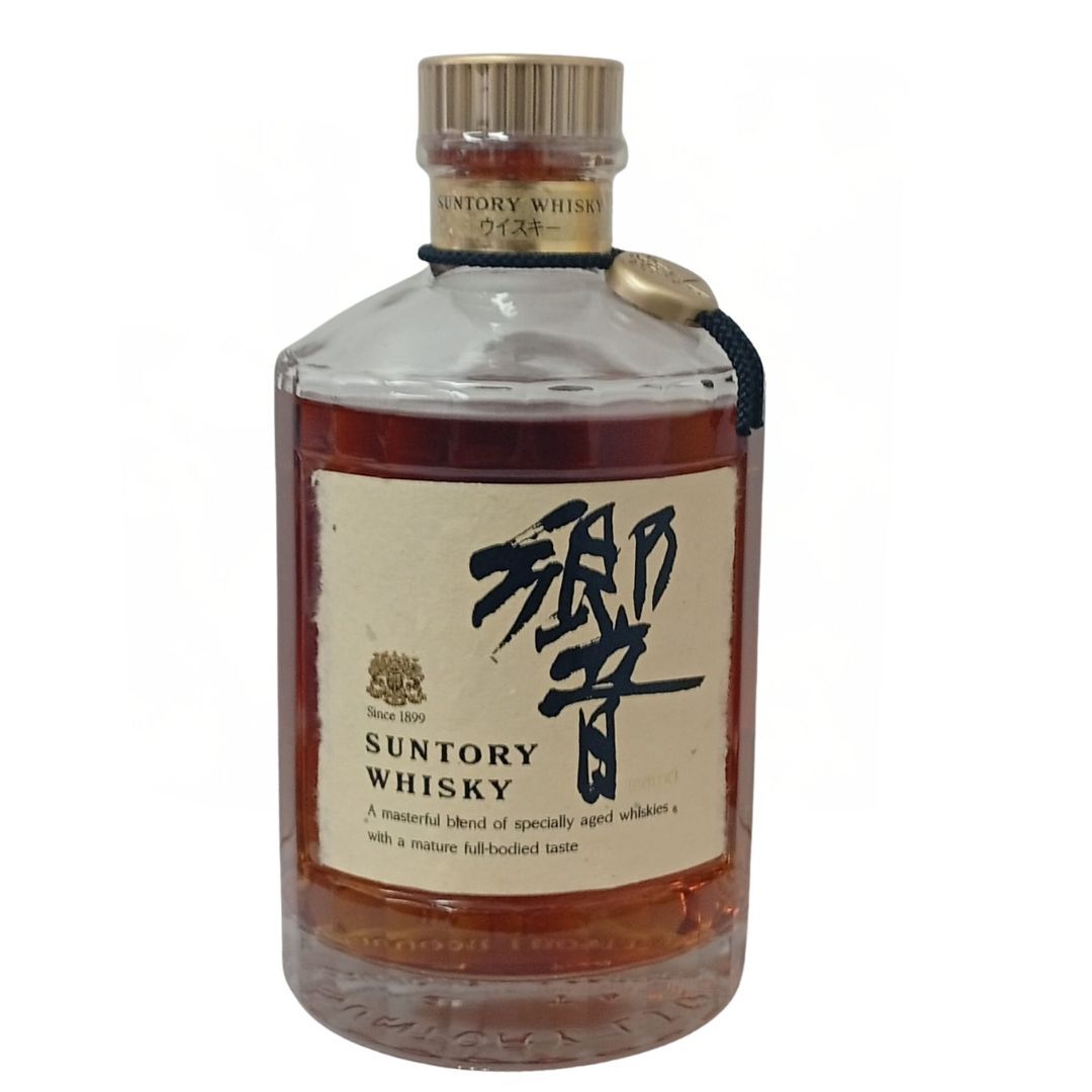 三得利 響HIBIKI 絕版 雙獅版 金頭 黑色項鍊 金章 750mL (響17年前身) #2