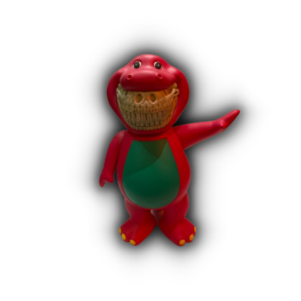 *中古品* Barney Bubble B-Rex Grin OG by Ron English x JPS x Made by Monsters