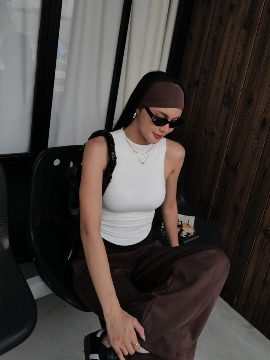 附胸墊運動瑜珈中領背心*4色