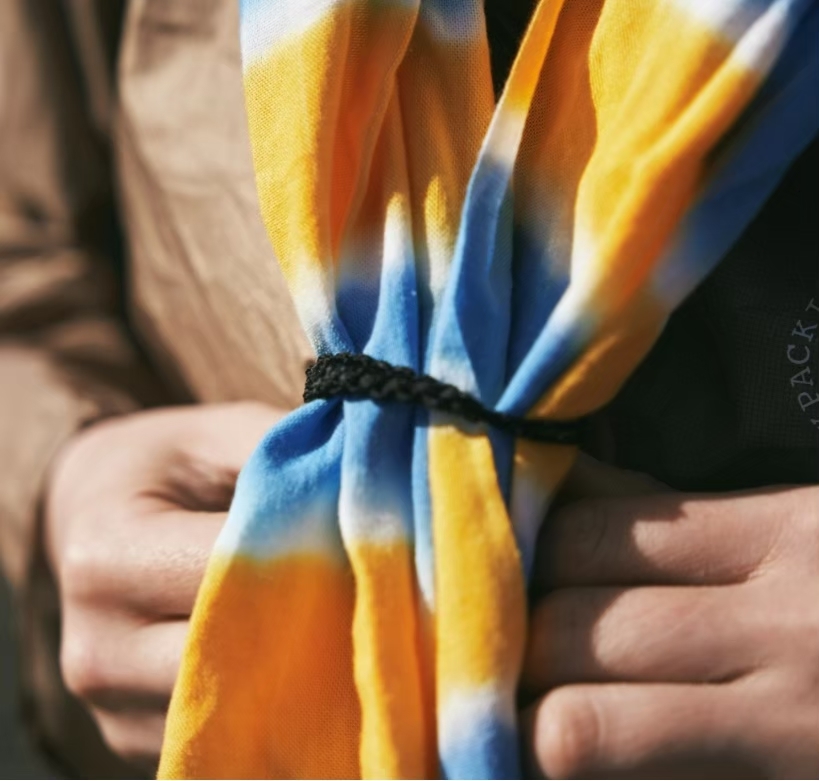 [CHAORAS] 戶外運動紮染巾 Tying Cord 編繩扣