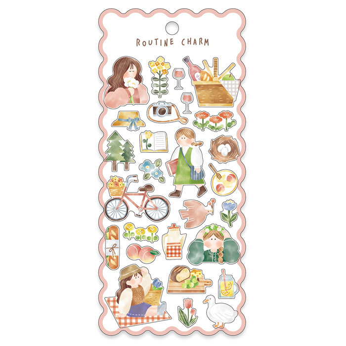 MIND WAVE Sticker: Routine Charm 82185 Picnic