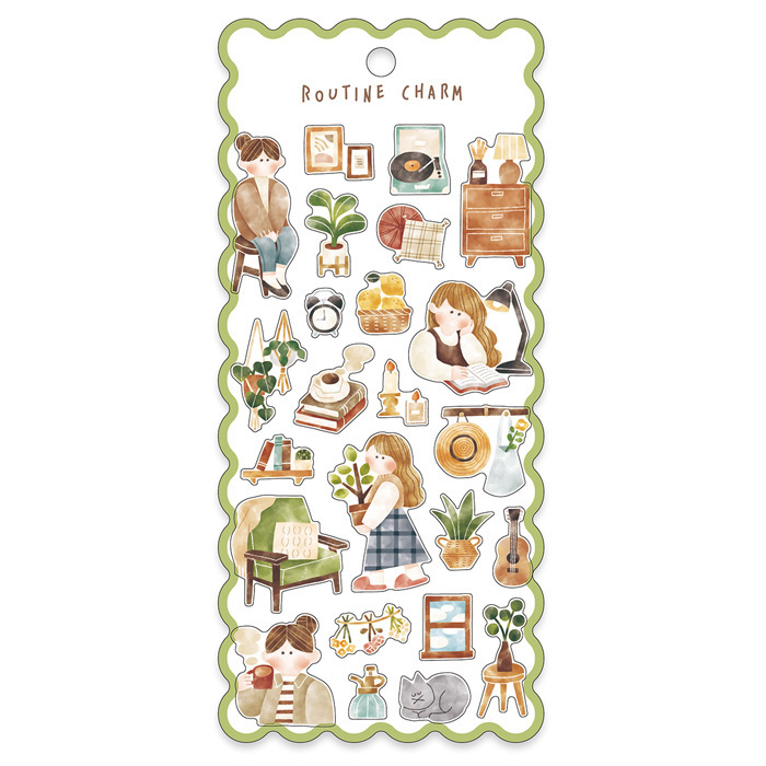 MIND WAVE Sticker: Routine Charm 82187 Interior