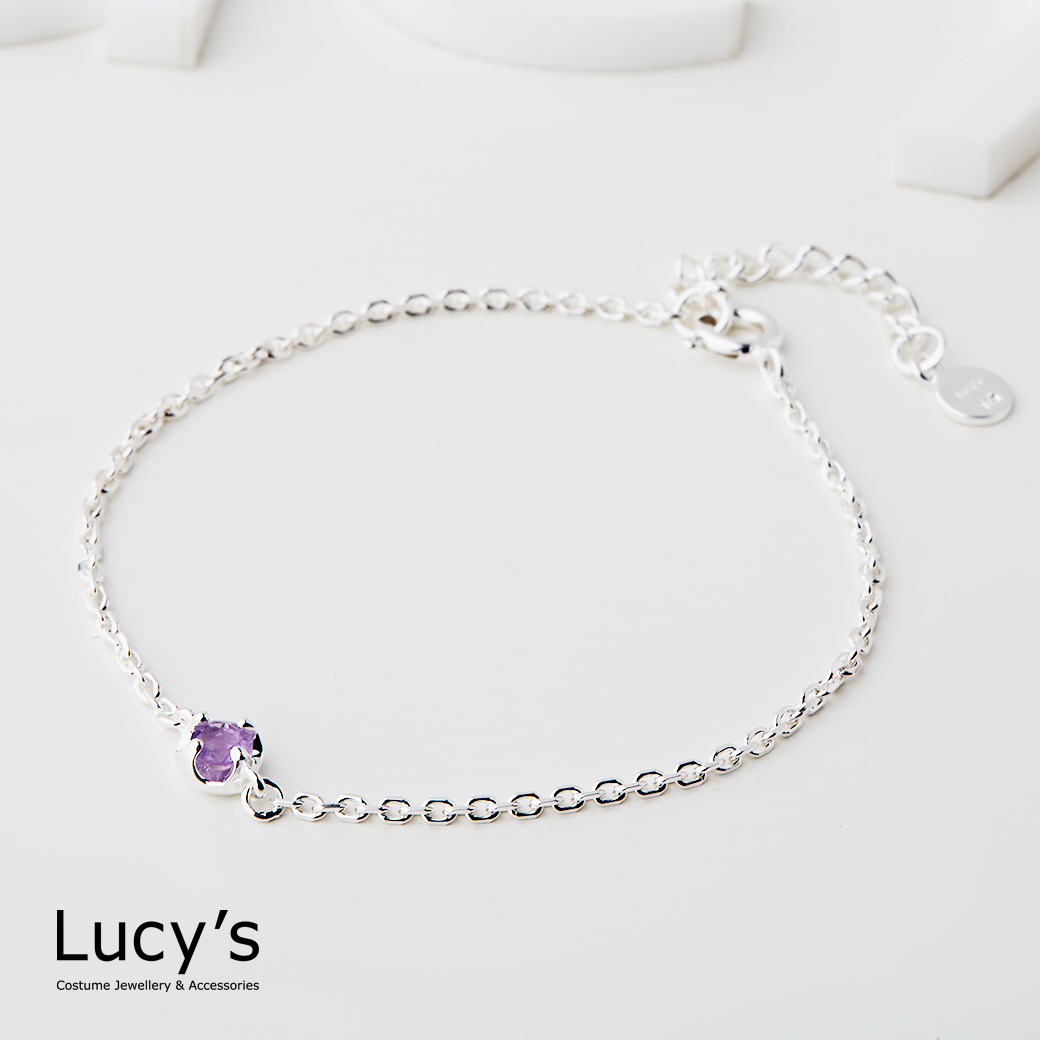 925純銀 純淨 手鍊 (四色) (123693/123694/123695/123696)