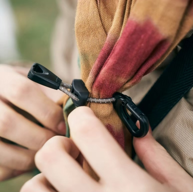[CHAORAS] 戶外運動紮染巾 Hook Cord 掛扣