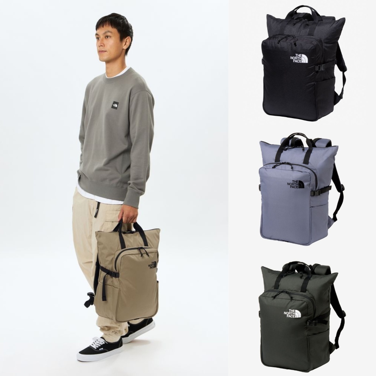 預購┃日本 THE NORTH FACE Boulder Tote Pack 22L 手提 後背包